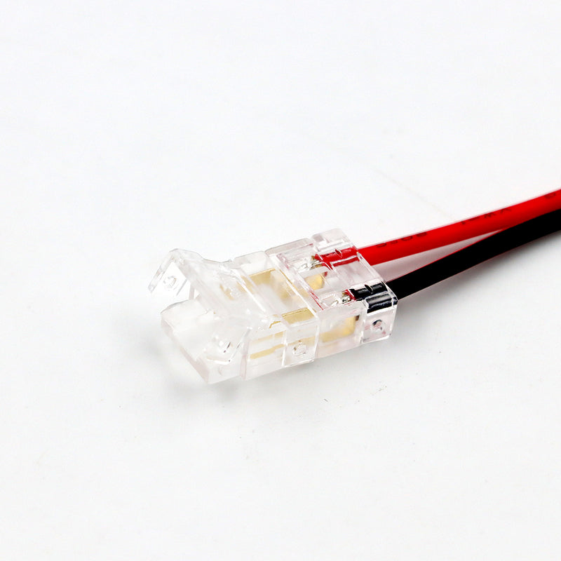 CC68-8-A 2-Pin Quick Link Connector with 10 cm Cable for 12V 8mm COB LED Strip Lights
